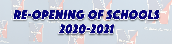 Re-Opening of Schools 2020-2021 